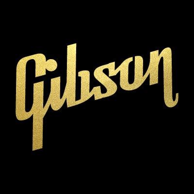 Gibson 30s Logo Self Adhesive Decal - Guitar Headstock Logo Decals