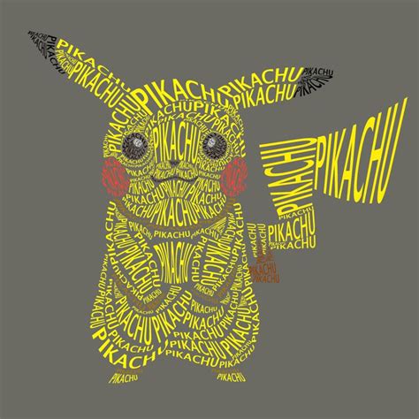 Pokemon Anime | Pikachu, Word Art and Words