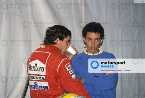 Ayrton Senna and brother Leonardo. | United States GP | Motorsport ...