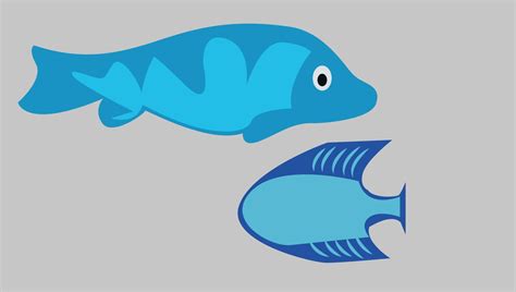 vector Blue fish 5848901 Vector Art at Vecteezy