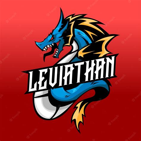 Premium Vector | Leviathan esport mascot logo vector illustration