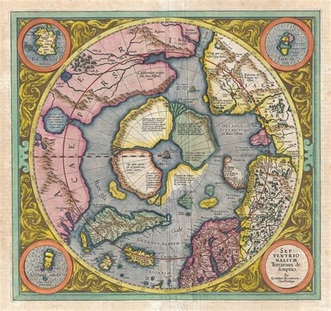 The Mysteries of the First-Ever Map of the North Pole - Atlas Obscura