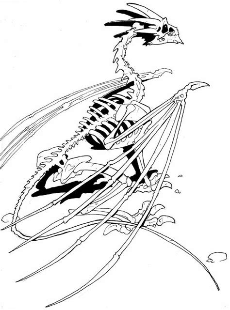 Skeletal dragon by Pachycrocuta on DeviantArt