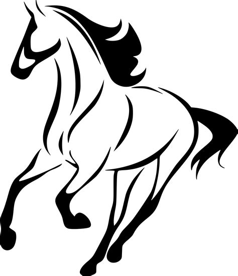 Clipart Transparent Stock Horse Line Drawing At Getdrawings - Simple ...