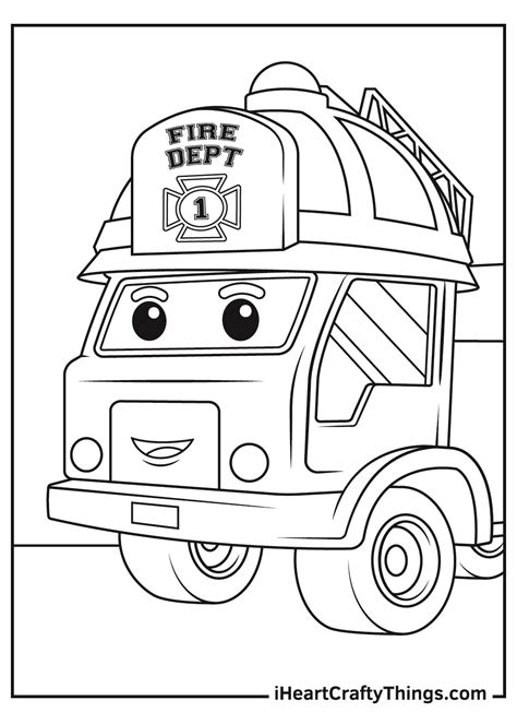 Fire Department Coloring Pages Coloring Pages