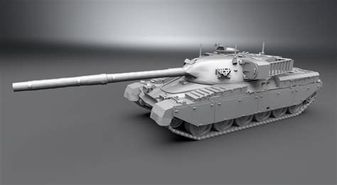 Chieftain Tank Scale Model 3D model 3D printable | CGTrader