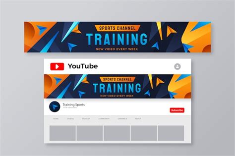 Free Vector | Gradient colored creative youtube banner