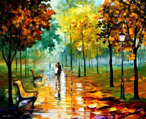 beautiful Painting Home Decor autumn leafs Colorful oil paintings ...