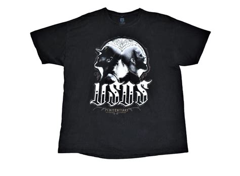 Wwe USOs Penitentiary WWE Graphic T-Shirt | Grailed