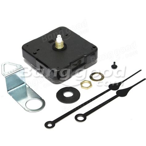 Black Hands Quartz Clock Movement Kit DIY Clock Kit Sale - Banggood.com