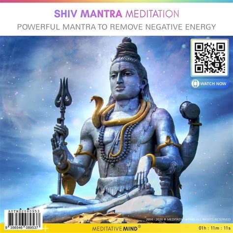 Shiv Mantra Meditation - Powerful Mantra to Remove Negative Energy ...