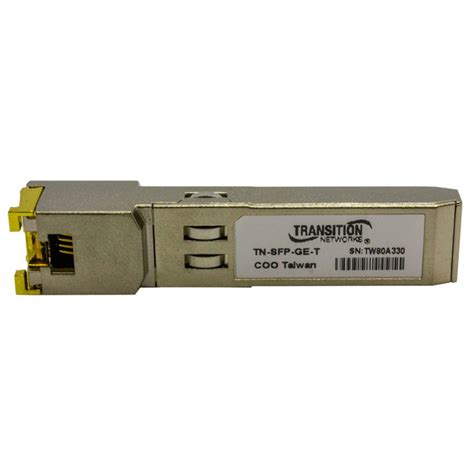 TN-SFP-GE-T | Small Form-factor Pluggable (SFP) | Lantronix