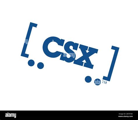 CSX Corporation, rotated logo, white background B Stock Photo - Alamy