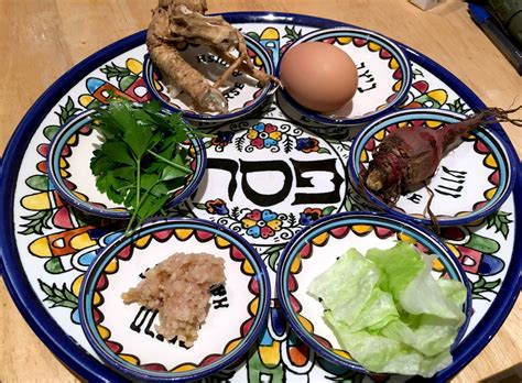 Passover seder plate - Kol Haneshamah Progressive Synagogue