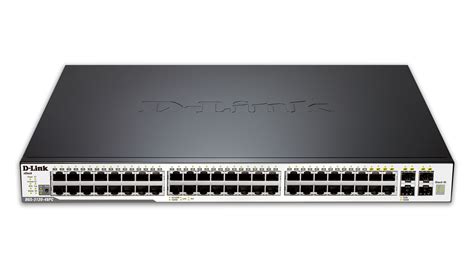 48-Port Managed Gigabit Stackable L2+ PoE Switch including 4 Combo SFP ...