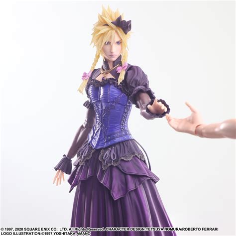 FINAL FANTASY VII Remake PLAY ARTS Kai Cloud Strife - Dress Ver ...