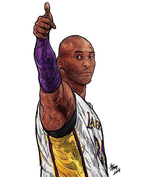 Kobe Bryant Cartoon Drawing at PaintingValley.com | Explore collection ...