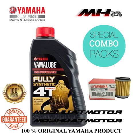 YAMALUBE SEMI SYNTHETIC / YAMALUBE FULLY SYNTHETIC / YAMAHA OIL FILTER ...