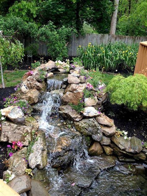 11+ Small Pond Waterfall Ideas Inspirations – The Urban Decor