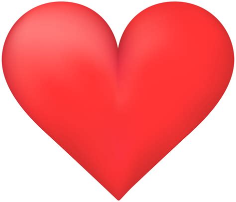 Clean Heart PNG Clip Art Image