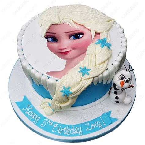 Frozen Elsa Cake #1 – CAKESBURG Online Premium Cake Shop