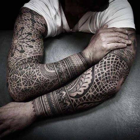 dotwork sleeve tattoo #Sleevetattoos | Mouwtatoeages, Tatoeageonwerpen ...