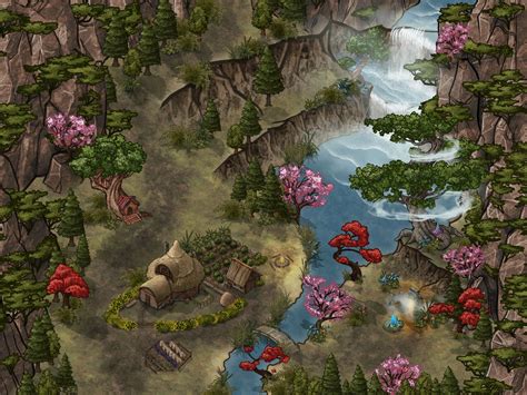 Druid's Grove - Prime Material | Inkarnate - Create Fantasy Maps Online