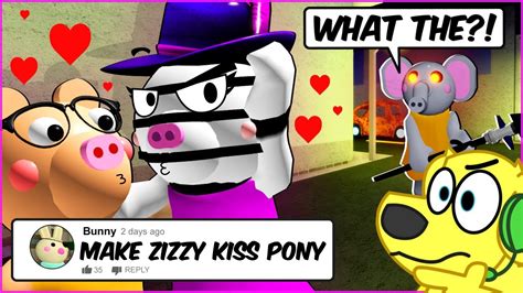 ZIZZY x PONY & More DARES! - Roblox PIGGY Funny Moments 7 - YouTube