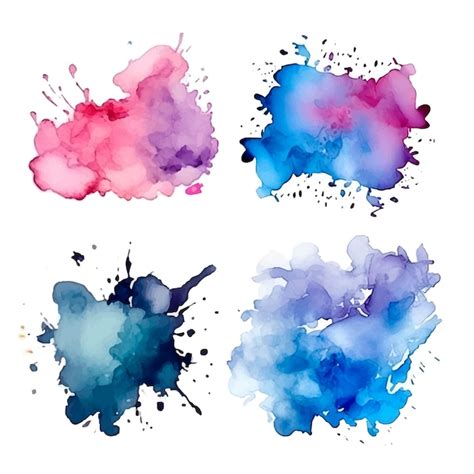 Free Vector | Watercolor ink splash element