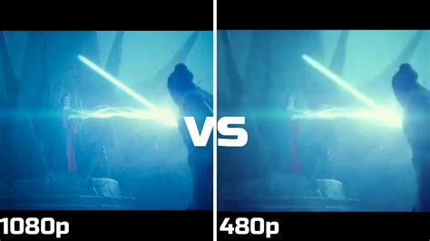 1080p vs 480p (Emperor Palpatine vs Rey) - YouTube