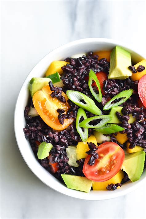 Tropical Black Rice Salad – A Dash of Soul