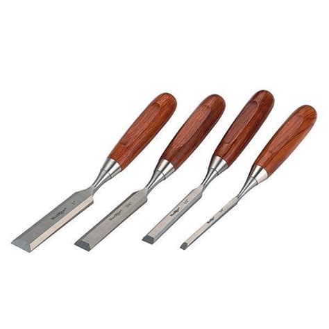 WoodRiver Bent Paring Chisel Set - 4 Piece | Woodcraft