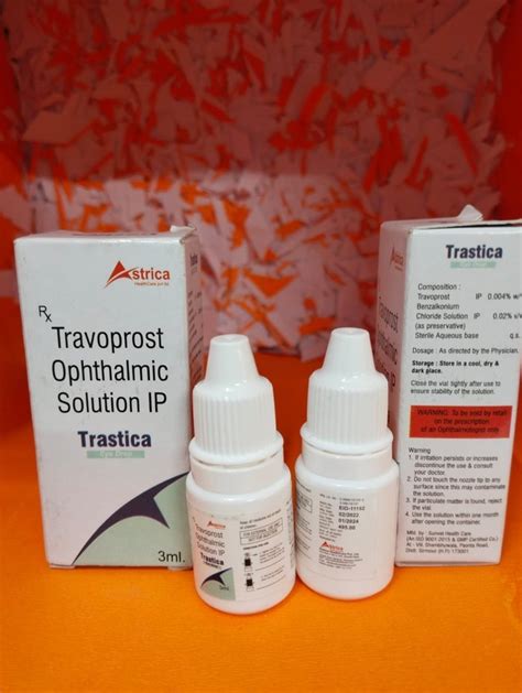 Astrica Travoprost Eye Drops at Rs 160/piece in Khammam | ID: 2850524569530