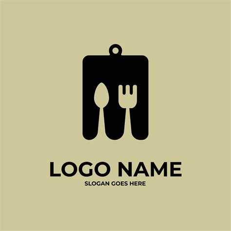 Minimal Creative Restaurant Logo Design 8633634 Vector Art at Vecteezy