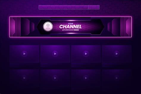 Free Vector | Gradient colored youtube banner