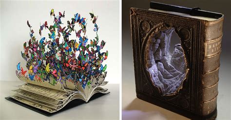 Post The Most Beautiful Examples Of Book Sculptures | Bored Panda