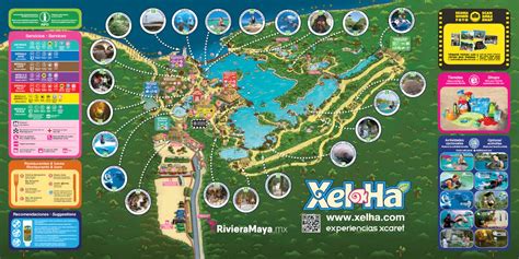 Carte de Xel-ha 2024 PDF - Riviera Maya