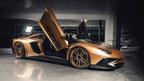 Matte Gold Lamborghini Aventador SV by Empire Auto - 3074911