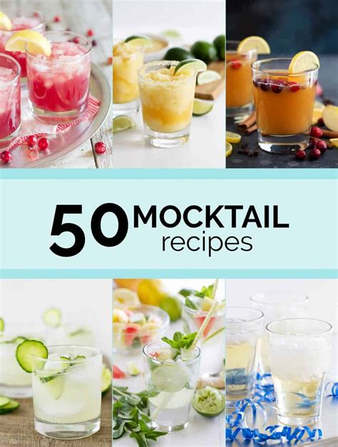 50 Mocktail Recipes - Taste and Tell