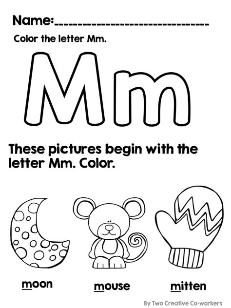 Letter Mm Worksheets | Kindergarten Alphabet Practice | Kindergarten ...