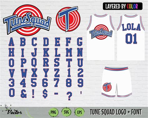 Tune squad Font, Tune squad logo, tune squad svg, space jam svg, Tune ...