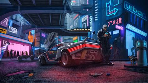 cyberpunk atmosphere, Sheam Bo on ArtStation at https://www.artstation ...