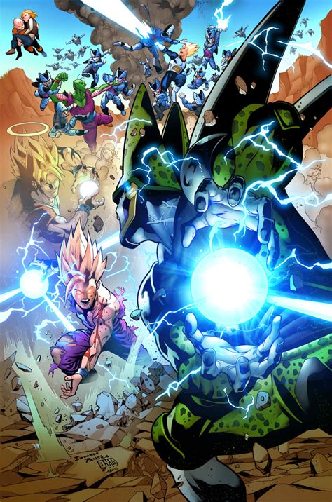 Gohan vs CEll DBZ by TeoGonzalezColors on DeviantArt