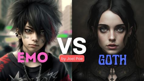 Emo vs Goth: Exploring the Differences Between Emo and Goth Subcultures ...