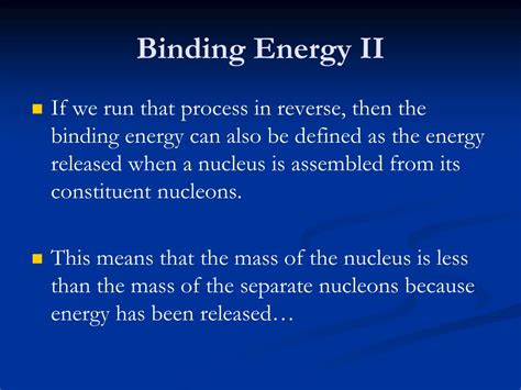 PPT - Binding Energy PowerPoint Presentation, free download - ID:1150105