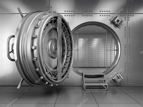 Open Bank Vault Door — Stock Photo © Sashkin7 #37773911