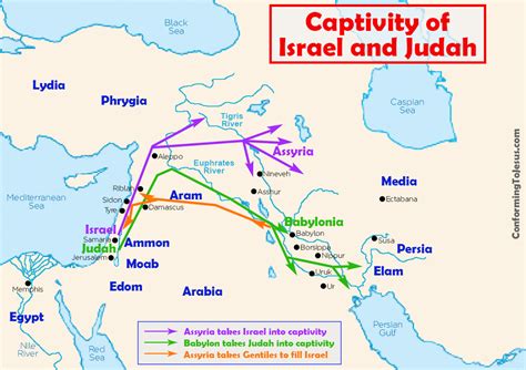 Map Of Assyria And Israel