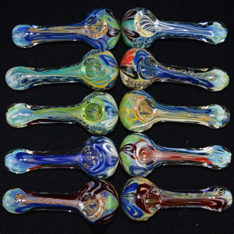 Best Quality Glass Smoking Pipe Hand Blown Recycler Swirl Glass Bowl ...