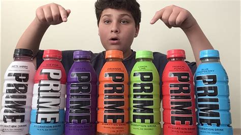 Trying & Ranking ALL The PRIME Hydration Flavors! - YouTube