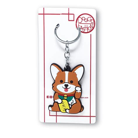 LUCKY CORGI KEYCHAIN - DoggoFashion